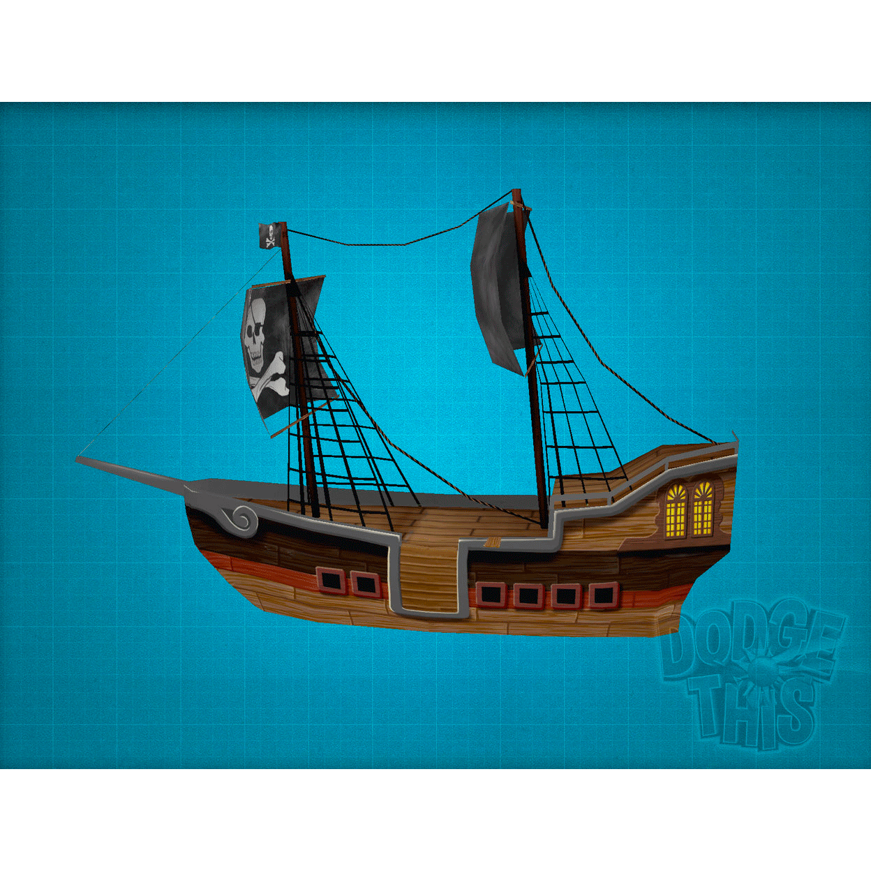Dodge This! Pirate Boat