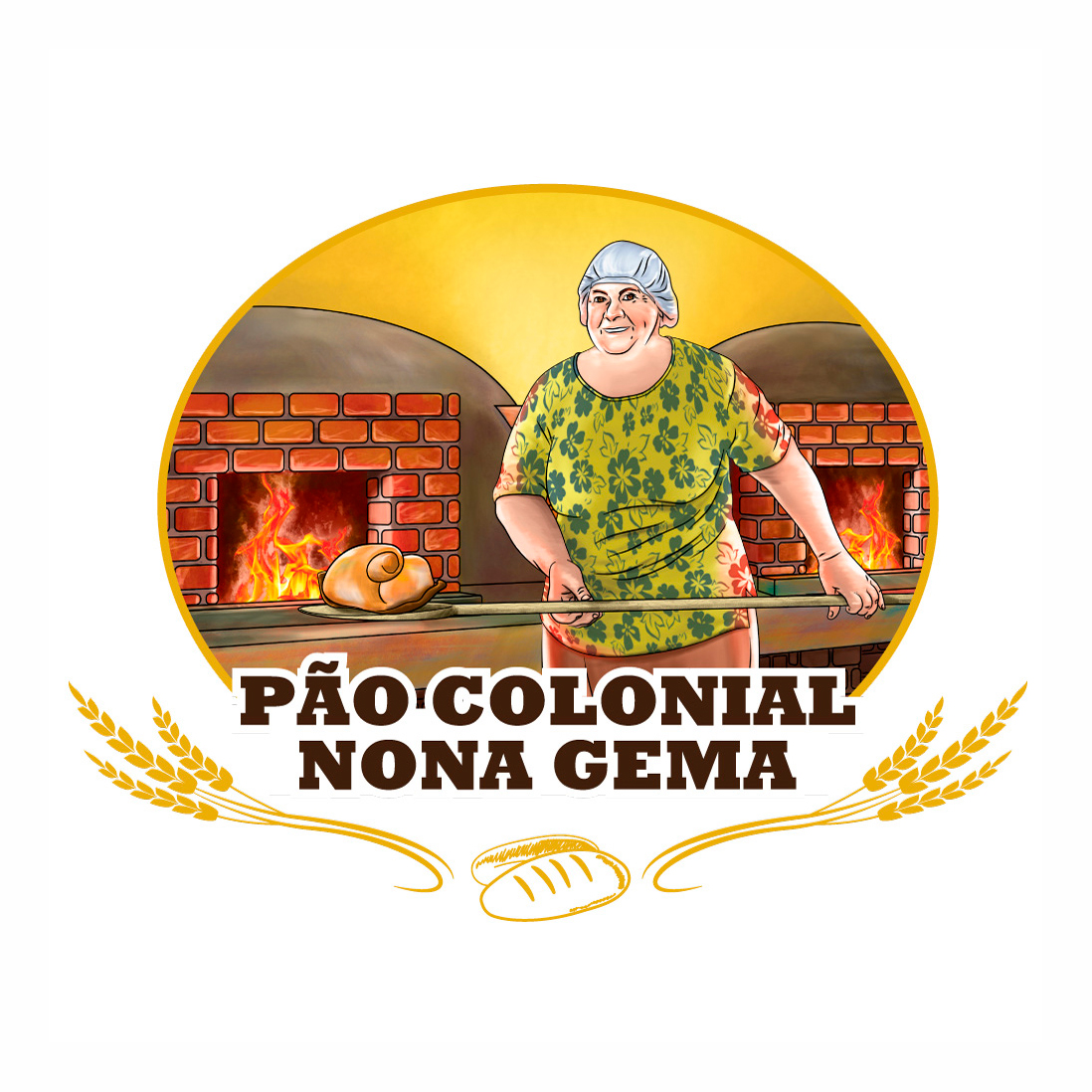 Nona Gema - Bread Label