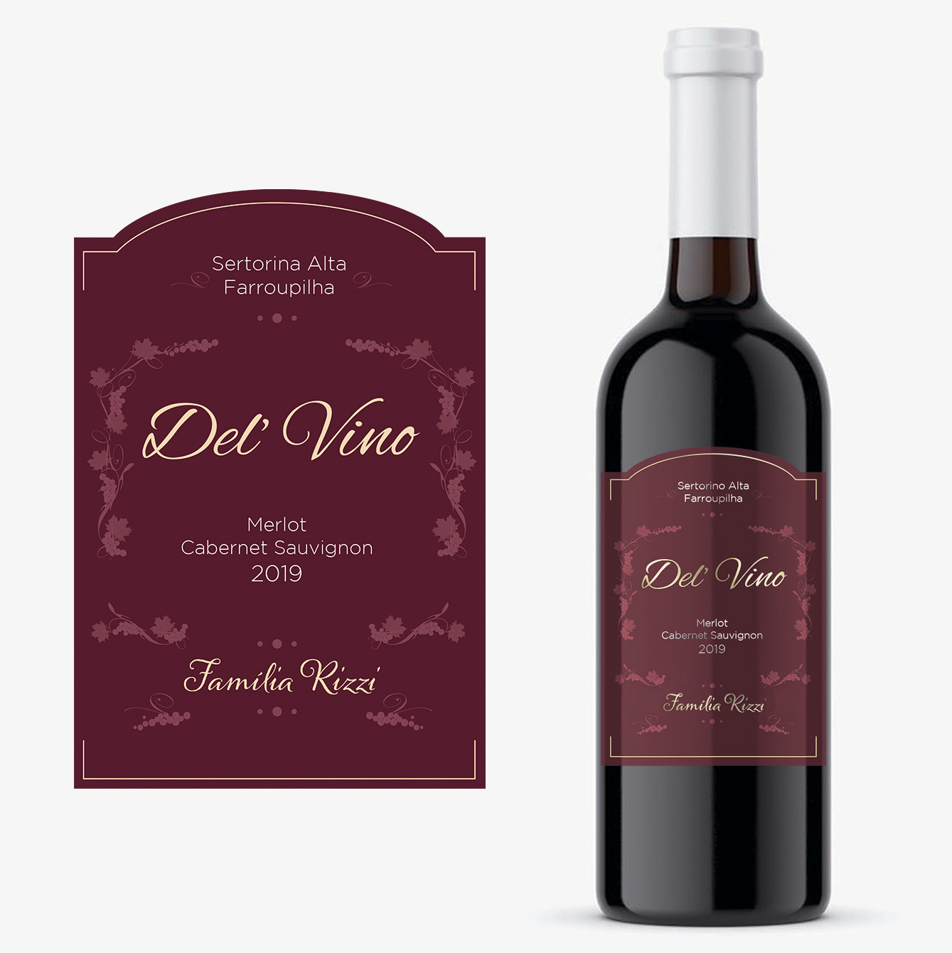 Del'Vino - Wine Label